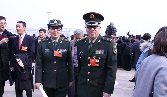 政協委員陳力（左）、趙大鳴（右）