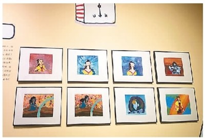    　　《寶蓮燈》動畫創作于1999年，使用了SRD數碼立體聲制作技術，采用了國際電影市場運作程序，是對中國動畫電影市場化的一次探索。圖為本次展覽展出的本片的賽璐珞原片以及背景畫。  