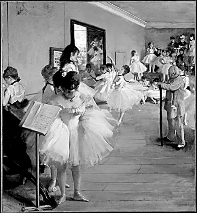 大都會博物館藏《舞蹈課》。資料圖片