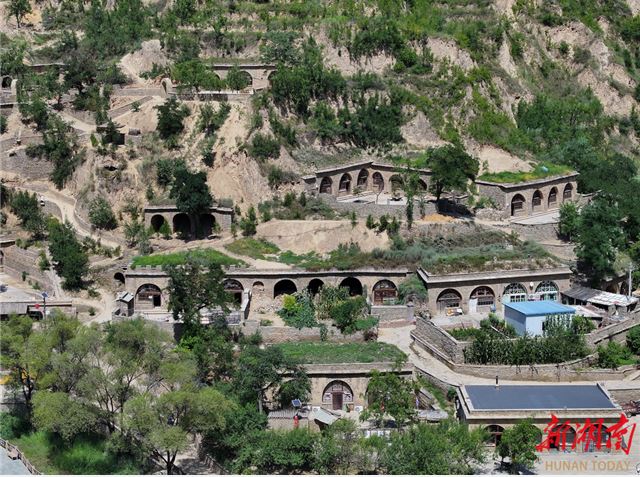 清澗縣石嘴驛鎮王家堡村一隅。