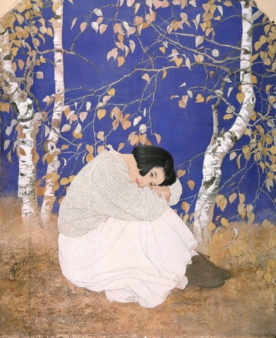 秋冥(中國畫) 何家英