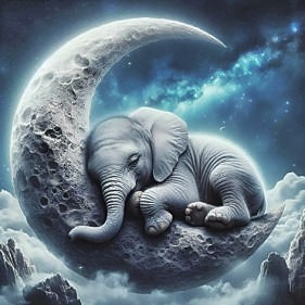 圖②：普通用戶通過發布文本指令生成的AI作品。