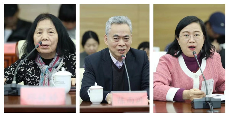 邱婷婷、陳雨潤、周瀚發言