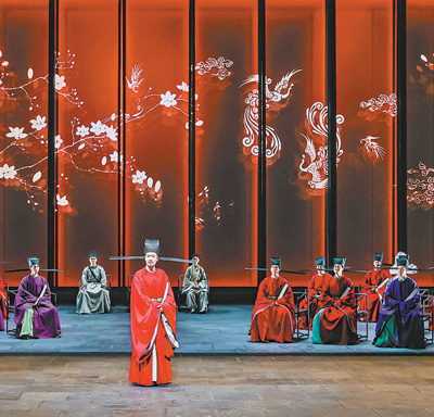 《蘇堤春曉》劇照。 　　中國國家話劇院供圖