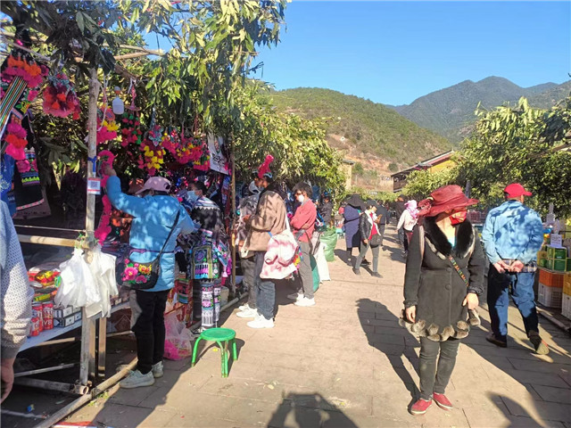 老家直苴的山街，以前李躍慧經常會去那里擺攤