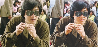 《飛鷹計劃》修復前后對比，右為修復后畫面。 　　本文配圖由出品方提供