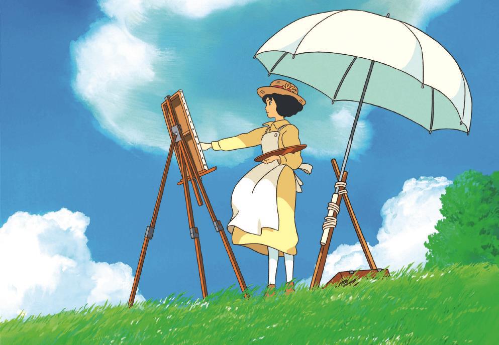 宮崎駿電影《起風了》中有一詩句出自法國象征主義詩人保爾·瓦雷里的《海濱墓園》。圖為《起風了》劇照。