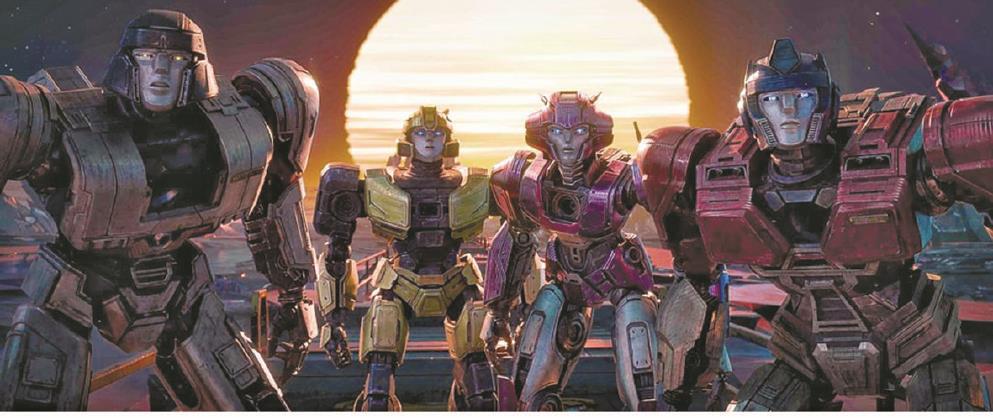 《變形金剛：起源》回到“汽車人”故事的開頭，回溯擎天柱和威震天之間類似“玩具總動員”的童年往事，也回到了這個系列原本的動畫形式。