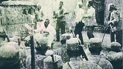 1943年，《團結就是力量》在北莊村首演。資料照片