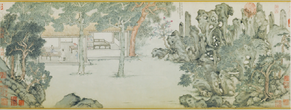 文徵明《真賞齋圖》，中國國家博物館藏