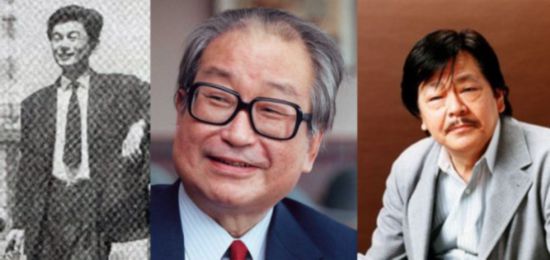 左起：星新一 、小松左京、 筒井康隆