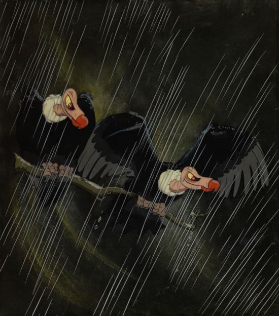 《白雪公主和七個小矮人》中的禿鷹，由迪士尼工作室藝術家創作，于1938年送給大都會博物館