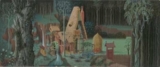 艾文德·厄爾為1959年的《睡美人》創作的概念圖。