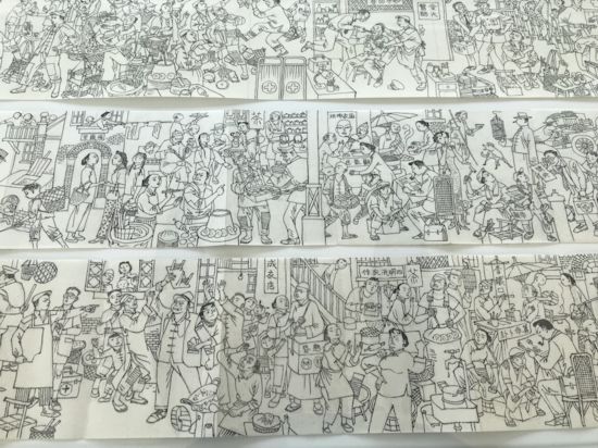 展廳現場，羅希賢《七十二家房客》