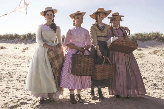 電影《小婦人》(2019)中馬奇家四姐妹形象